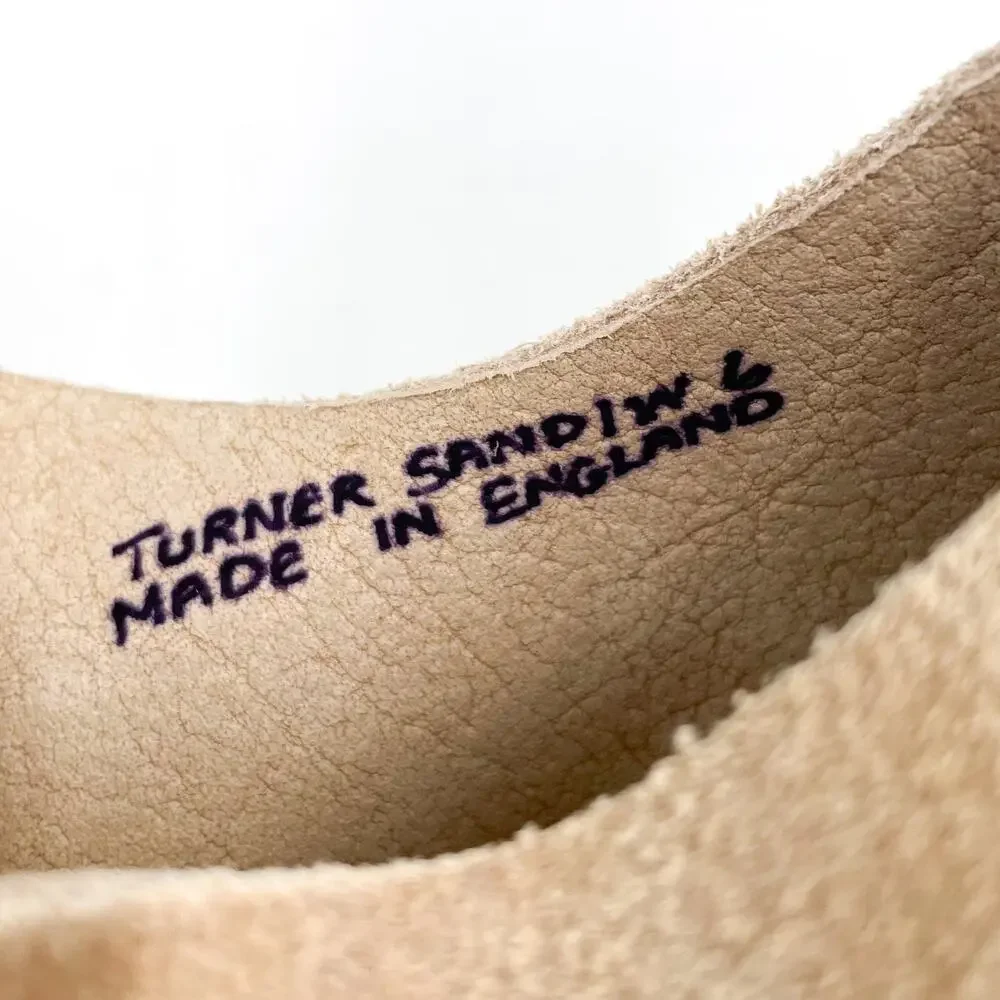 Crown Northampton Turner Apron Shoe Tan Suede Lace Up Sz 6 UK / 9 US Women's - Picture 9 of 9
